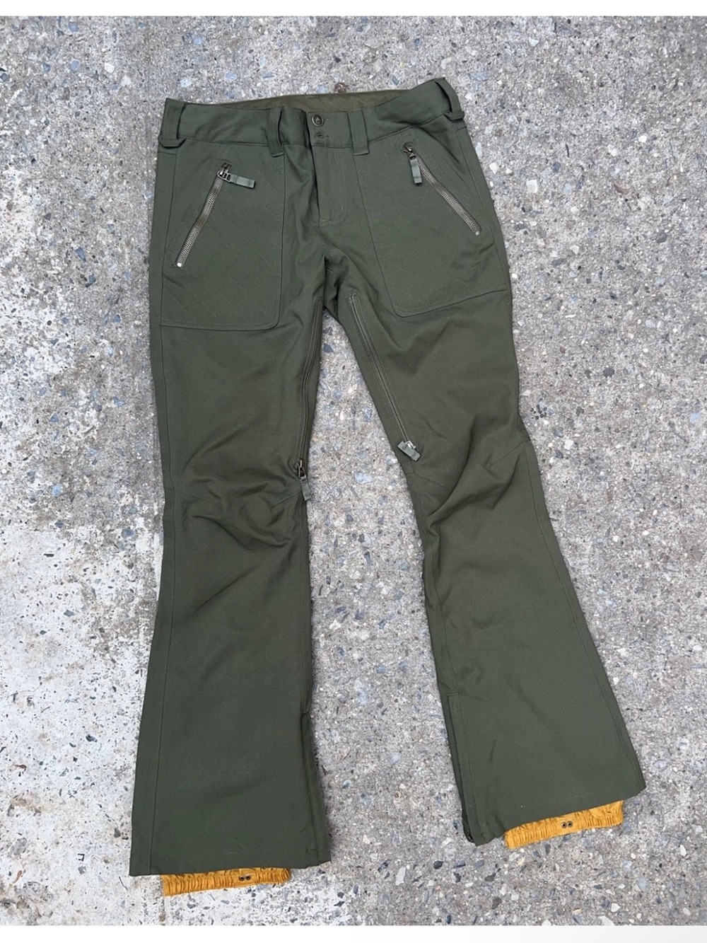 Burton Dark Olive Straight Leg Snow Pants